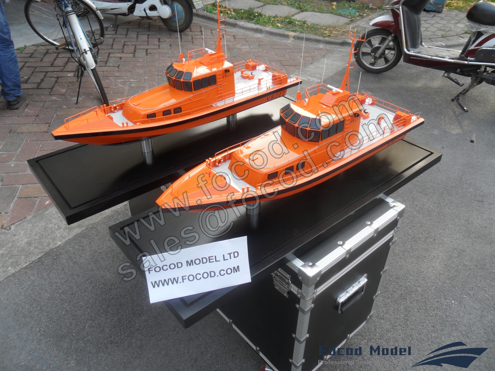 customized model of Search and Rescue boat